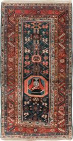 Antique Persian Bakshaish Pictorial Rug, No. 9079 - Galerie Shabab 